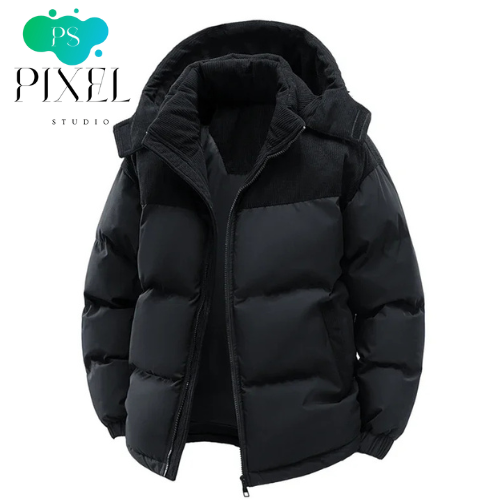 Pixel Studio Men's Casual Winter Bomber Jacket