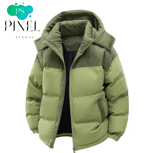 Pixel Studio Stylish Men's Removable Hood Windbreaker bomber Jacket