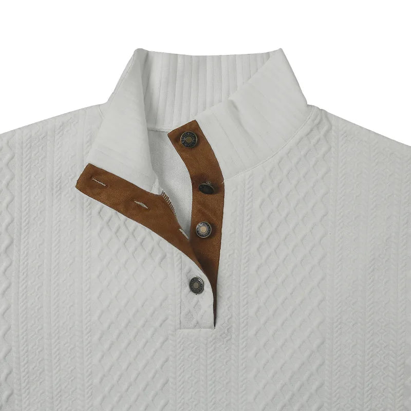 Pixel Studio Men's Slim-Fit Jacquard Knit Sweater