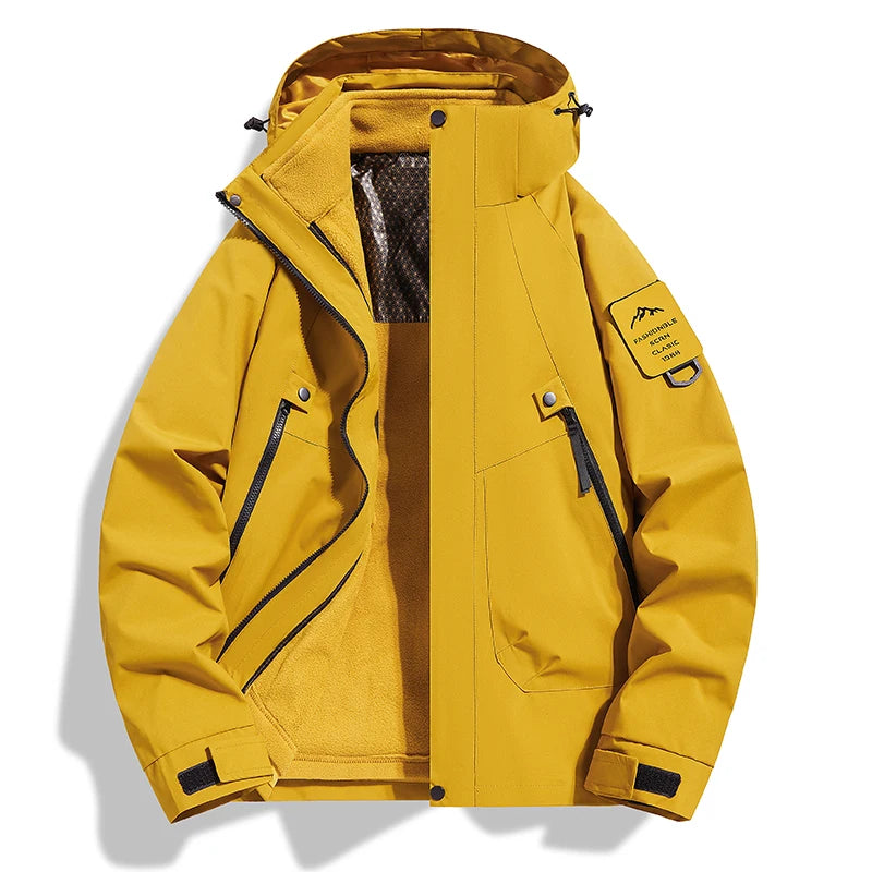 Flairly Graphene-Powered Waterproof Denim Jacket for Men