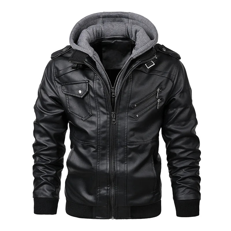 Buy Pixel Studio Faux Leather Biker Jacket
