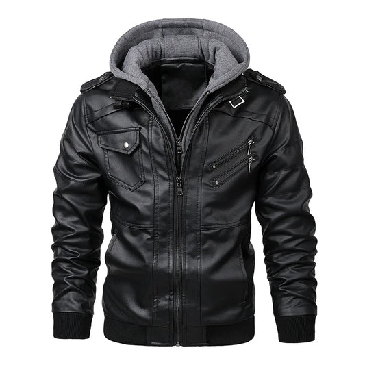 Buy Pixel Studio Faux Leather Biker Jacket