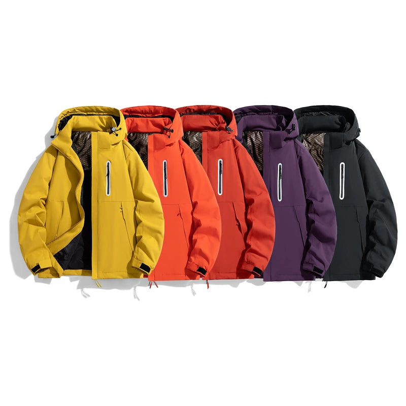 Pixel Studio Men's Hooded Denim-Style Banglore Men Winter Jacket