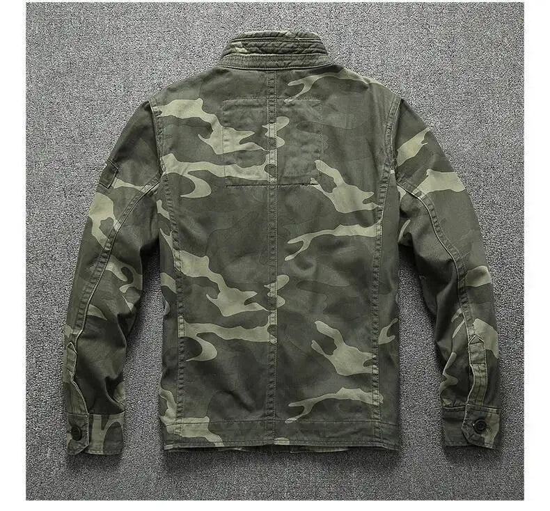 Stylish Commando Cotton Camouflage Utility Jacket