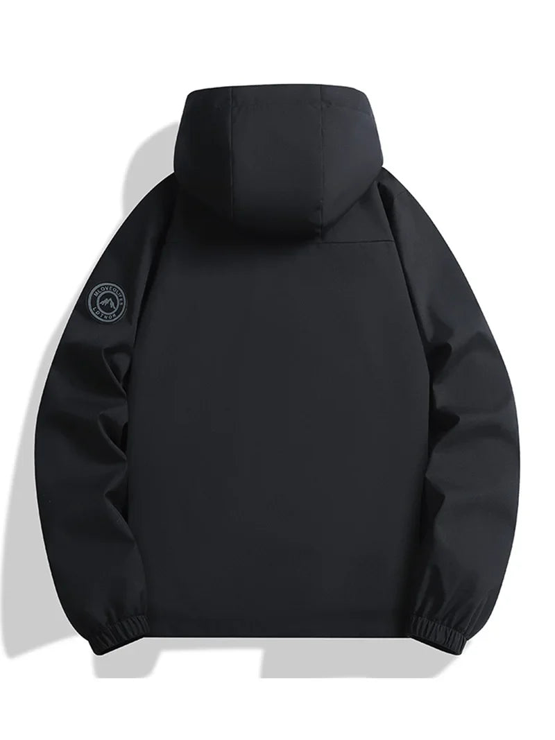 Signature Tunica Men's Lightweight Windbreaker Hooded Zip-Up Jacket for Hiking 10