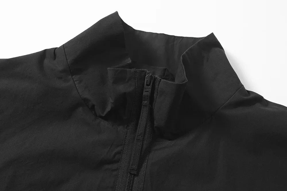 Signature Tunica Men's Loose Fit Streetwear Embroidery Stand Collar Coat Jacket latestt